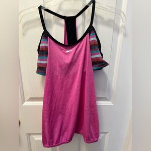 Nike pink tankini